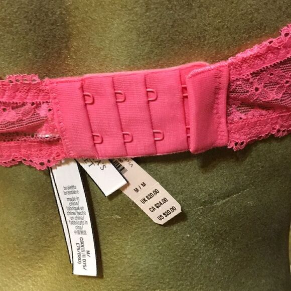 M Pink Halter Top Bralette From Victoria’s Secret - Picture 3 of 5